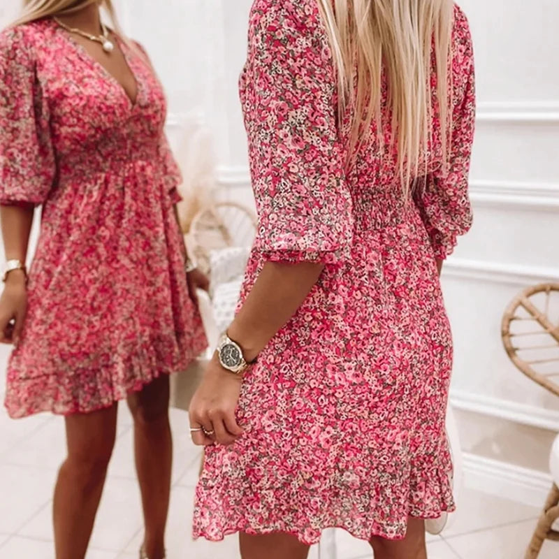 Juli | Elegant floral dress